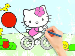 Тоглоом Coloring Book: Hello Kitty Cycling