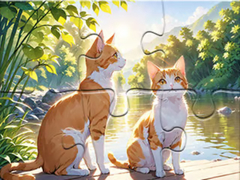 Тоглоом Jigsaw Puzzle: Cats In Pairs