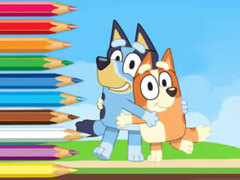 Тоглоом Coloring Book: Bluey And Bingo Holiday