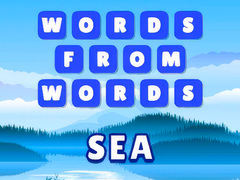 Тоглоом Words from words: Sea