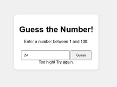 Тоглоом Number Guessing Game