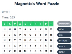 Тоглоом Magnetto's Word Puzzle
