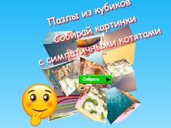 Тоглоом Jigsaw Cube Puzzles Collect Pictures with Cute Kittens
