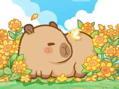 Тоглоом Jigsaw Puzzle: Capybara In Sunflowers