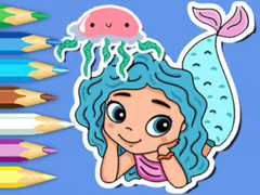 Тоглоом Coloring Book: Jellyfish Mermaid