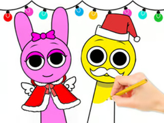 Тоглоом Coloring Book: Sprunki Christmas