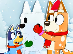 Тоглоом Jigsaw Puzzle: Bluey Christmas Snowman