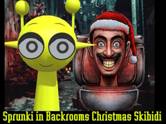 Тоглоом Sprunki in Backrooms Christmas Skibidi 