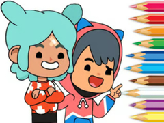 Тоглоом Coloring Book: Toca Boca Friends