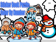 Тоглоом Sticker Book Puzzle: Color By Number
