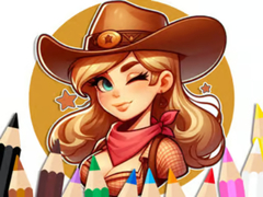 Тоглоом Coloring Book: Cowgirl