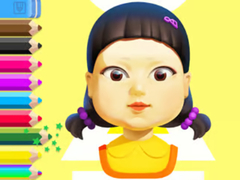 Тоглоом Coloring Book: Squid Game Doll