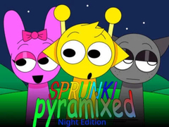 Тоглоом Sprunki Pyramixed: Night Edition