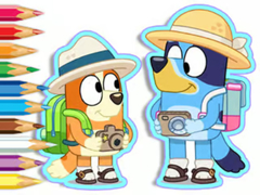 Тоглоом Coloring Book: Bluey Camping
