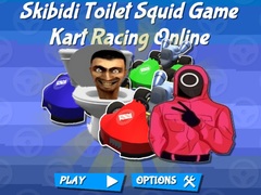 Тоглоом Skibidi Toilet Squid Game Kart Racing Online