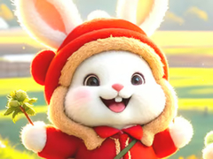 Тоглоом Jigsaw Puzzle: Hiking Bunny