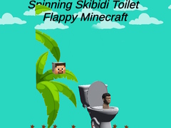 Тоглоом Spinning Skibidi Toilet Flappy Minecraft