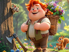 Тоглоом Find The Differences: The Honest Woodcutter
