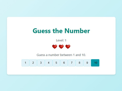 Тоглоом Guess The Number