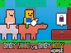 Тоглоом Baby Noob vs Baby Obby Horse
