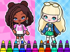 Тоглоом Coloring Book: Aha World Sporty Girl