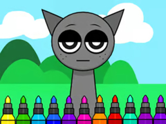 Тоглоом Coloring Book: Sprunki Incredibox Gray