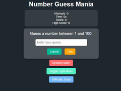 Тоглоом Number Guess Mania