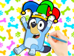 Тоглоом Coloring Book: Clown Bluey