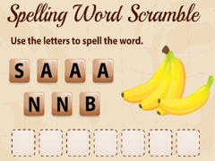 Тоглоом Spelling Word Scramble