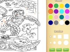 Тоглоом Sea Animal Coloring Book