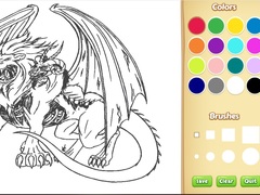 Тоглоом Dragon Chimera Coloring Book
