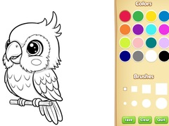 Тоглоом Kawaii Animal Coloring Book