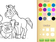 Тоглоом Farm Animals Coloring Book for Kids