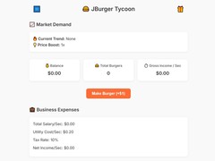 Тоглоом Jburger Tycoon
