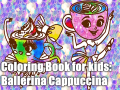 Тоглоом Coloring Book for kids: Ballerina Cappuccina 
