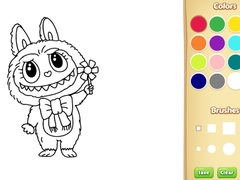 Тоглоом Labubu Doll Coloring Book for Kids