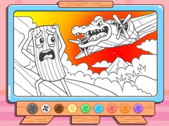 Тоглоом Coloring Book: Bombardino Crocodilo