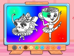 Тоглоом Coloring Book: Ballerina Cappuccin