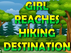 Тоглоом Girl Reaches Hiking Destination
