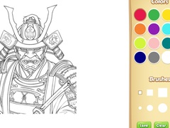Тоглоом Samurai Coloring Book