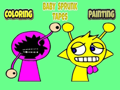 Тоглоом Coloring Baby Sprunk tapes Painting