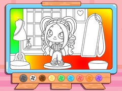 Тоглоом Coloring Book: Avatar Girl Dress Up Shopping