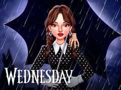 Тоглоом Celebrity Wednesday Addams Style