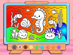 Тоглоом Coloring Book: Kawaii Sea Animals