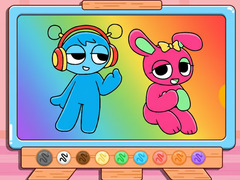 Тоглоом Coloring Book: Sprunki Pinki & Oren