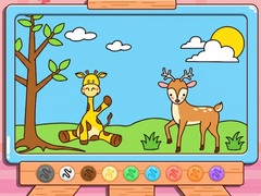 Тоглоом Coloring Book: Giraffe And Deer