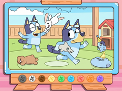 Тоглоом Coloring Book: Bluey & Bingo Chasing Play