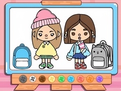 Тоглоом Coloring Book: Toca Boca Back To School