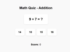 Тоглоом Math Quiz Addition