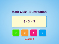 Тоглоом Math Quiz - Subtraction
